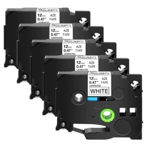 Pack 5 Etiquetas Rotuladoras Brother (alternativa) Tze-231